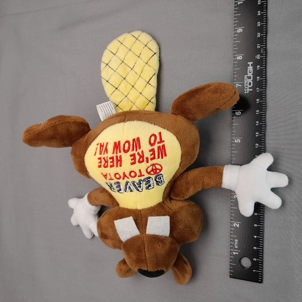 Beaver Toyota Plush Mascot Dobbs Global Brown Beaver We're Here To Wow Ya 7